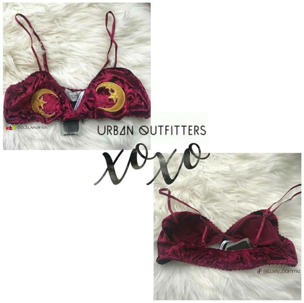 NWT Velvet Golden Moon Star Bralette ✨